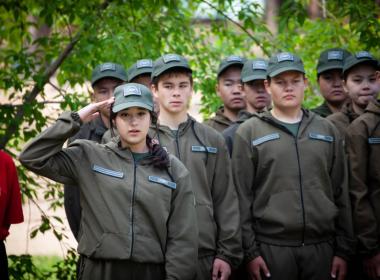 Филиал Центра «ВОИН» в Бурятии открыл смены «Время юных героев» в День России