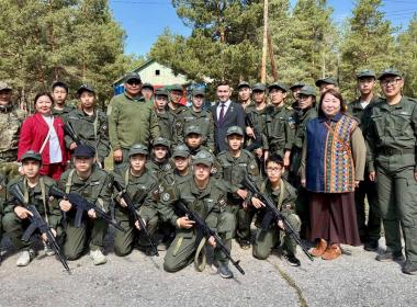 Курсанты Центра «ВОИН» встретились с Героем России Игорем Юргиным