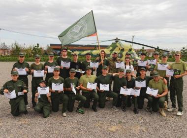 Третья смена «Время юных героев» для подростков из шести регионов РФ и Абхазии завершилась в Волгограде