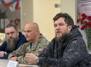 В филиале Центра «ВОИН» в Свердловской области прошел специальный показ первого широкоэкранного фильма о СВО «Алдан»