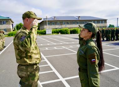 Вторая смена «Время юных героев» Центра «ВОИН» стартовала в Кузбассе